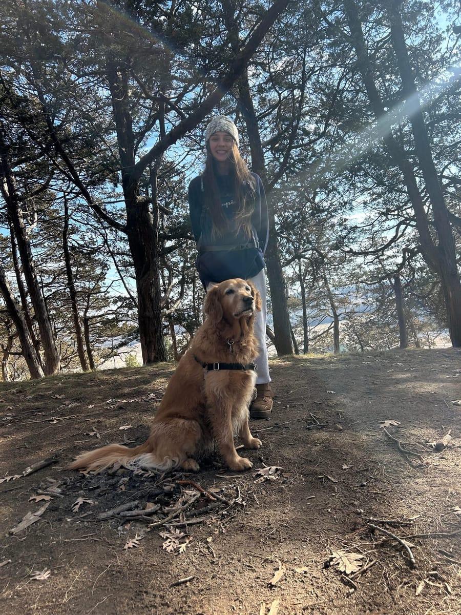 Ayden Campbell, Adventure Out Dog Hiker at River Paws dog grooming and hiking service in Waunakee, Wisconsin