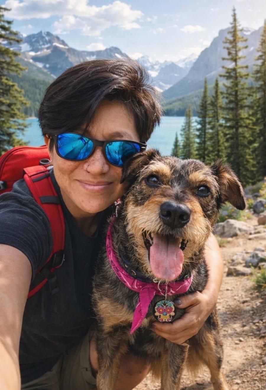 Leah White, Adventure Out Dog Hiker at River Paws dog grooming and hiking service in Waunakee, Wisconsin